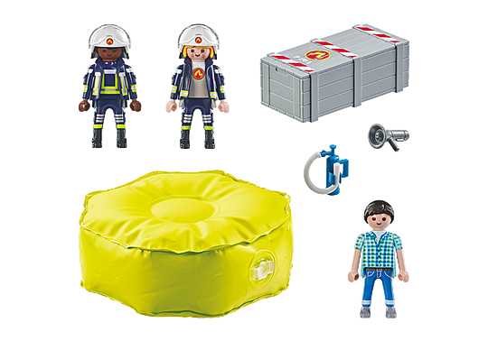 Playmobil - Brandmand med luftpude (71465)