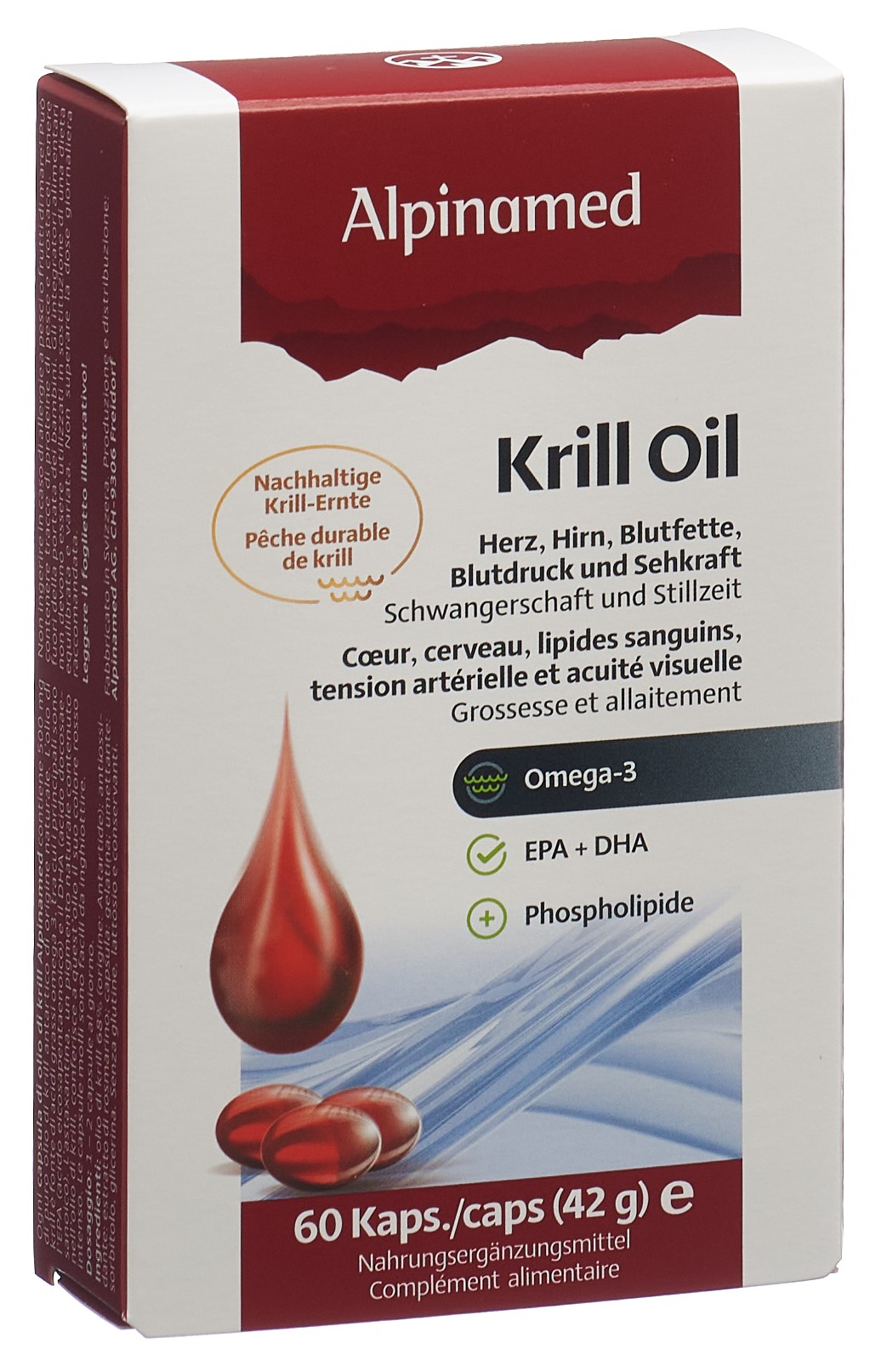 ALPINAMED Krill Oil<br>60 Stück, Kapsel