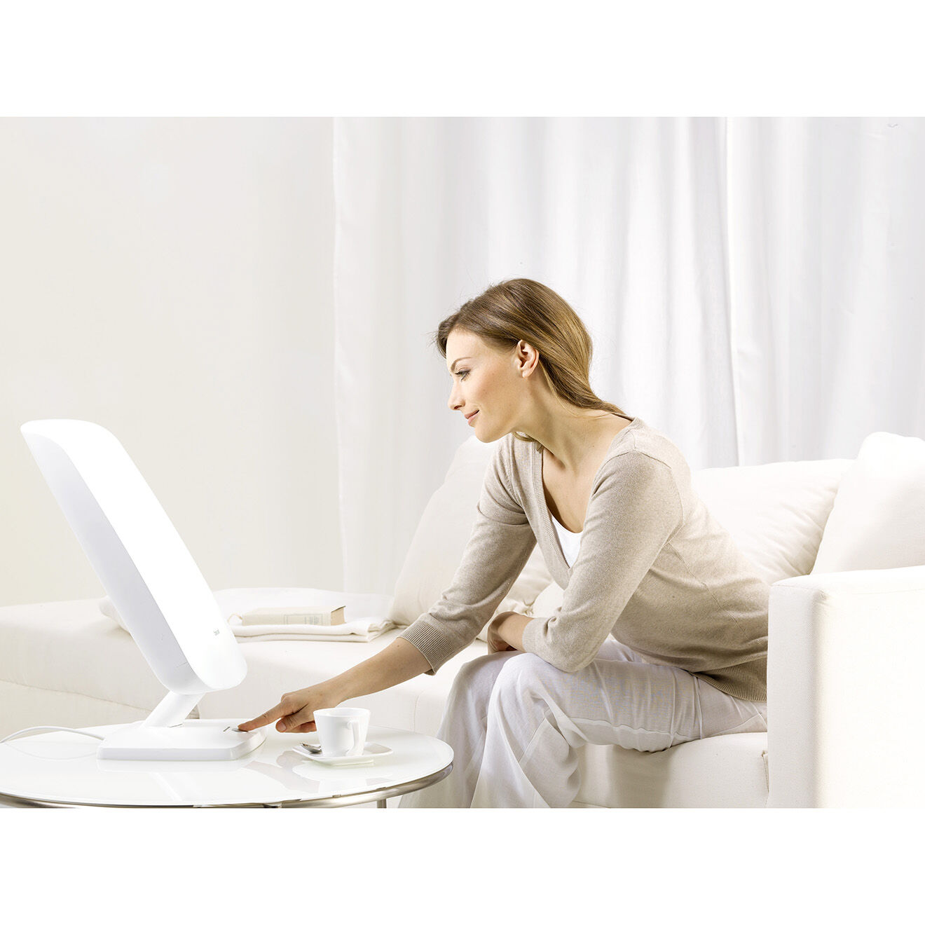 Beurer Lampe luminothérapie Grand Format & Inclinable blanche