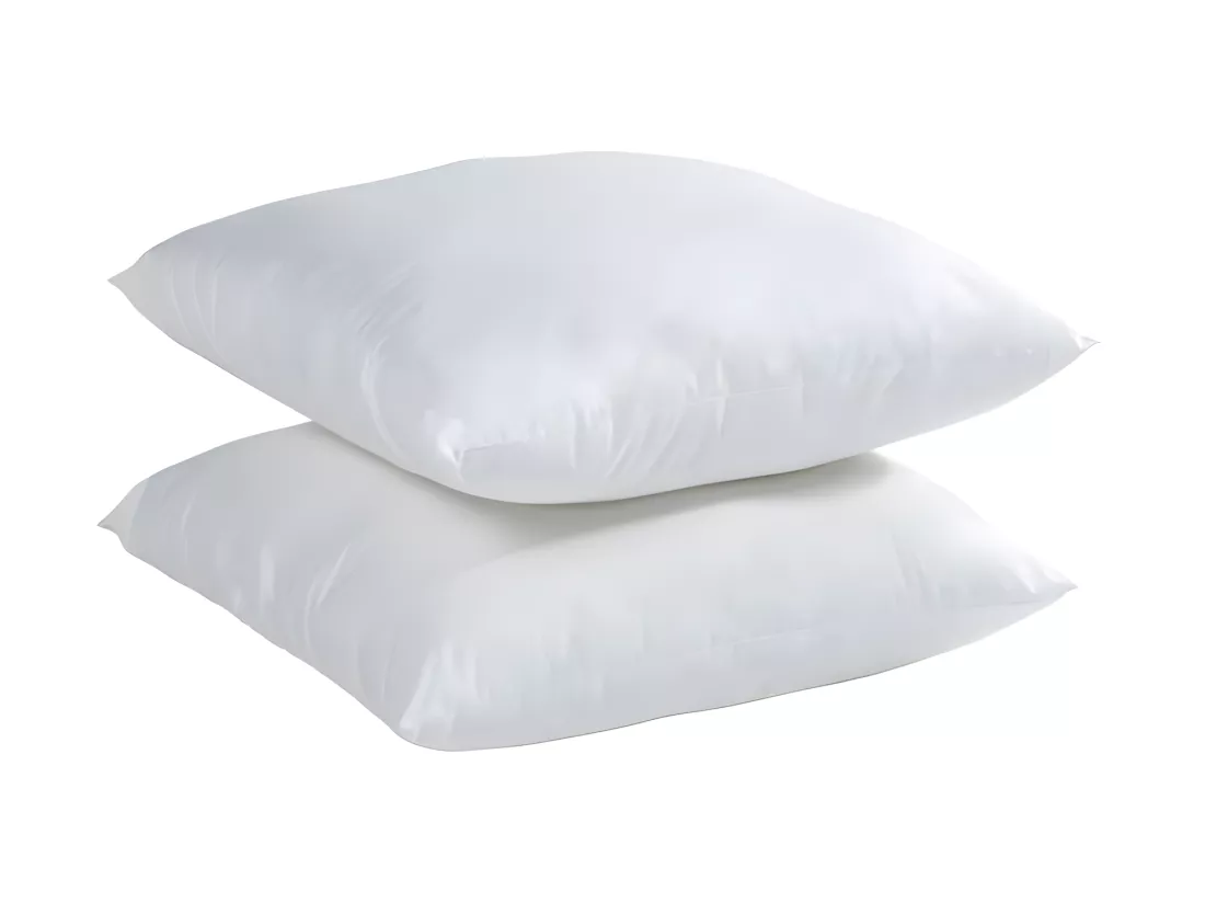 Lot de 2 oreillers Microfibre Anti-Acariens 60x60cm