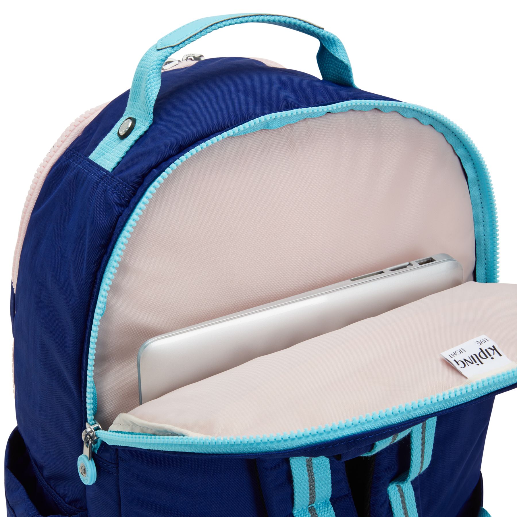 SEOUL COLLEGE Grand sac à dos avec compartiment séparé pour ordinateur portable - Solar Navy Combo