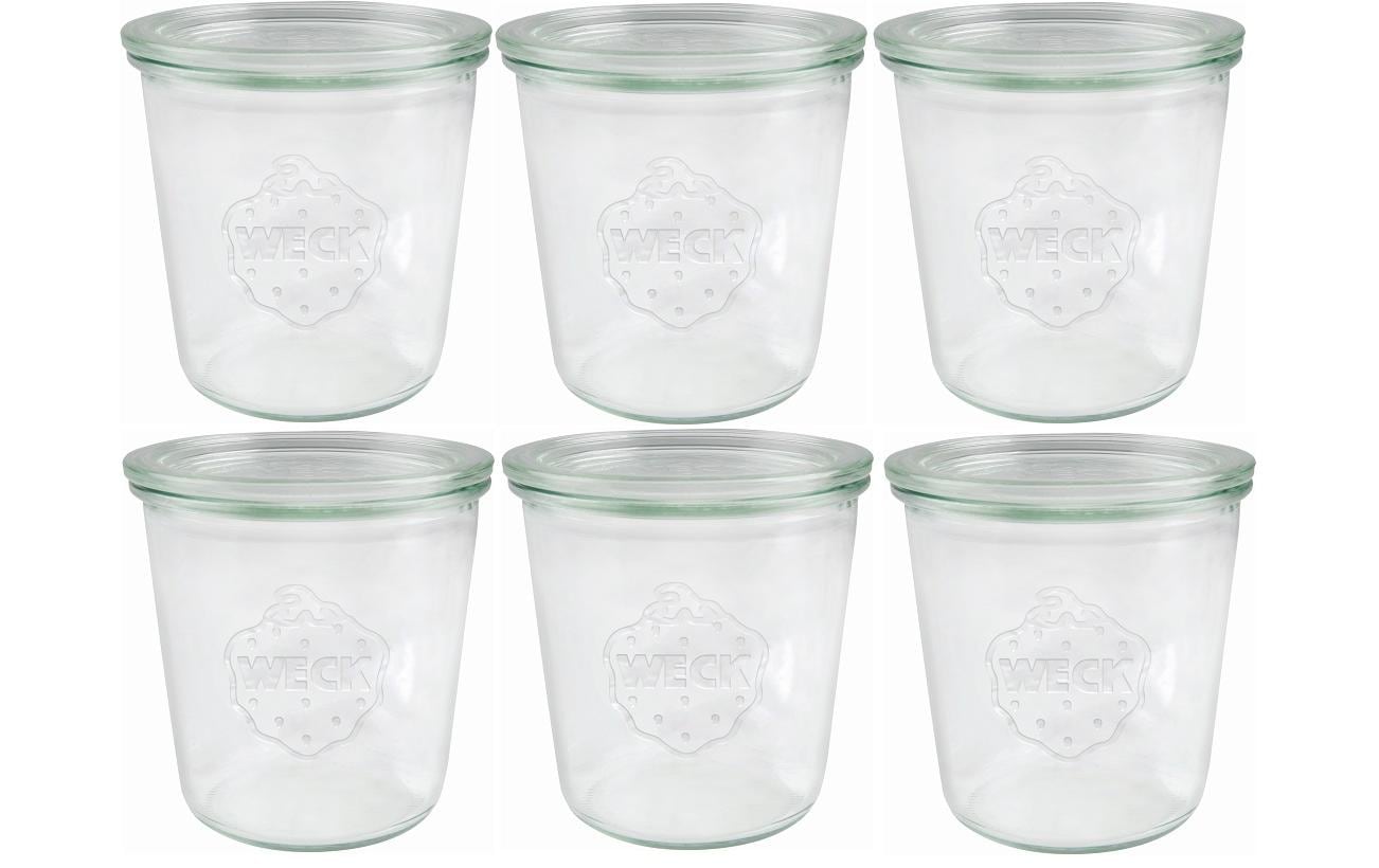 Einmachglas 500 ml, 6 StückEinmachgläser Set mit Deckel