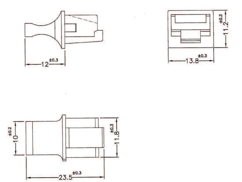 Delock Blindstecker/Staubschutz RJ45 mit Griff 10 Stück Staubschutz für USB-Buchse