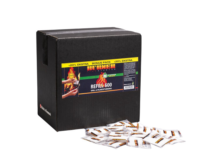 BURNER Firestarter optændingsposer 600 stk.