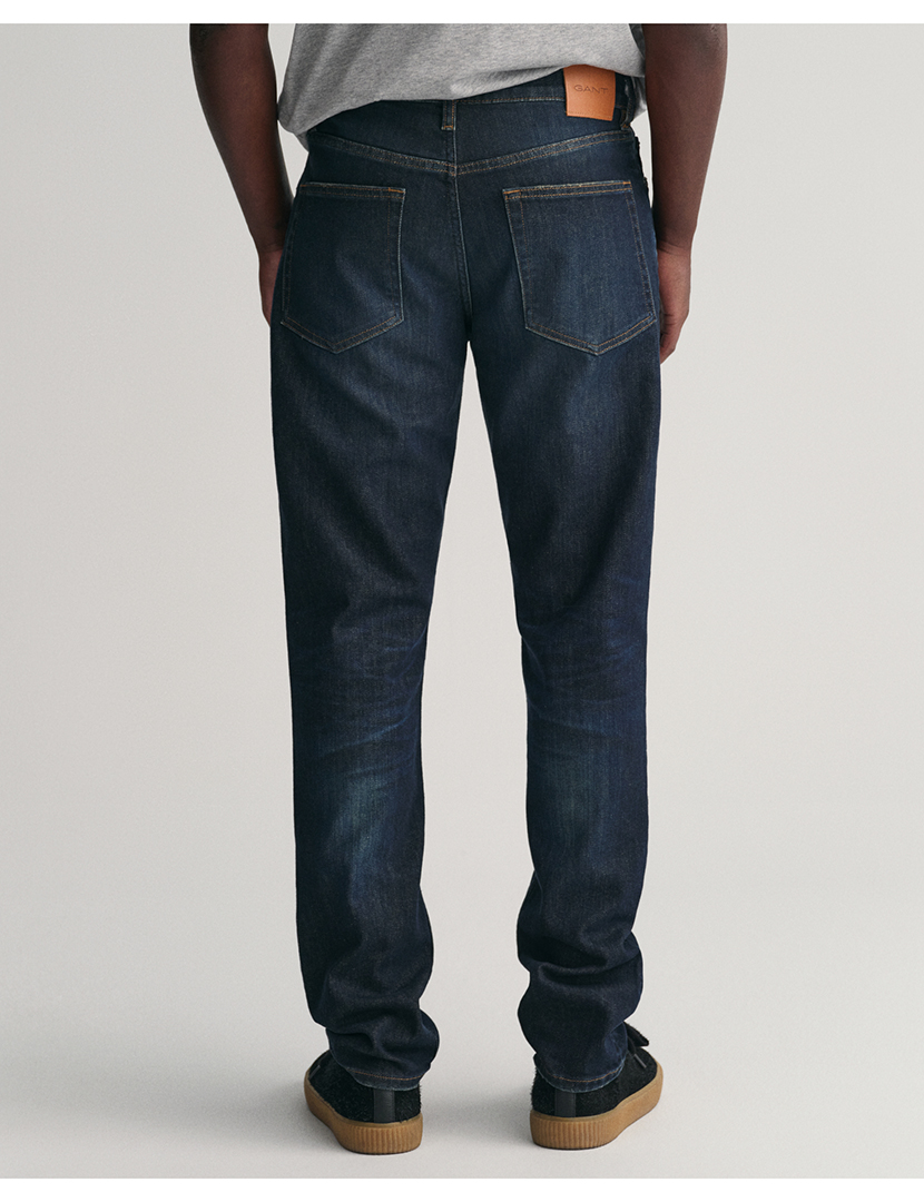 Dark Blue Slim Archive Jeans