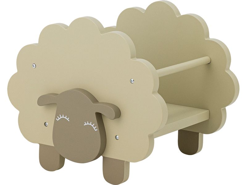 Bloomingville Bücherregal Dolly Schaf Grau, MDF Kinderregal