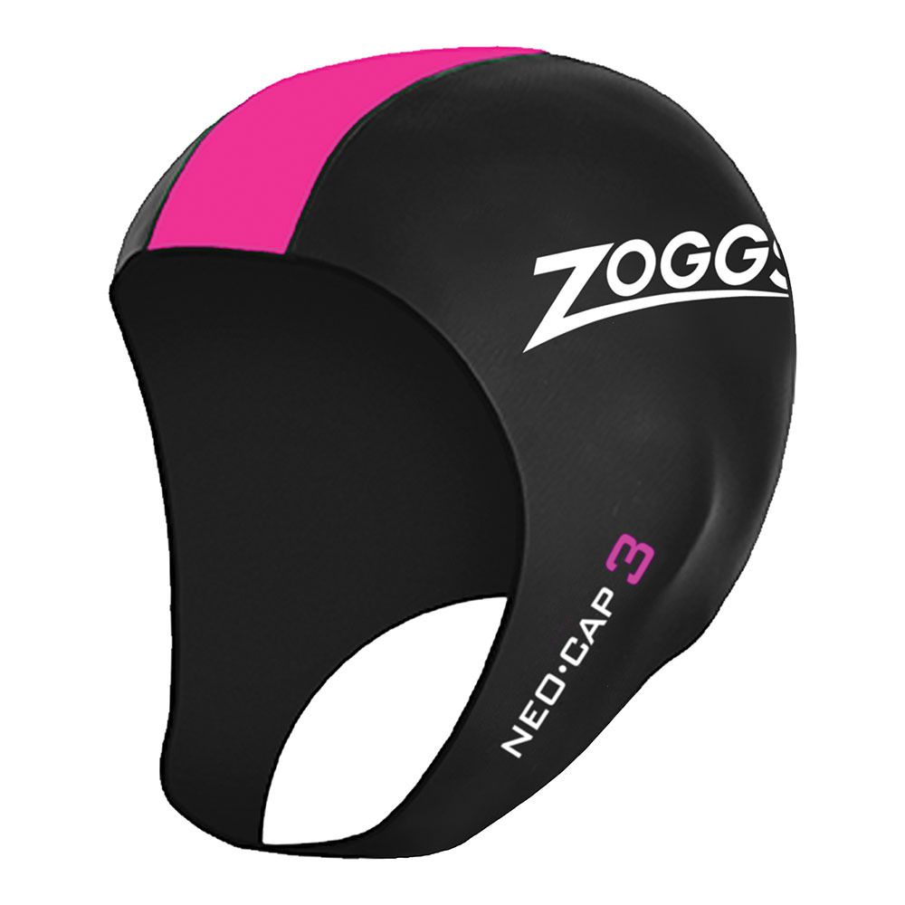 Zoggs NEO CAP 3 - Bonnet de bain black/pink