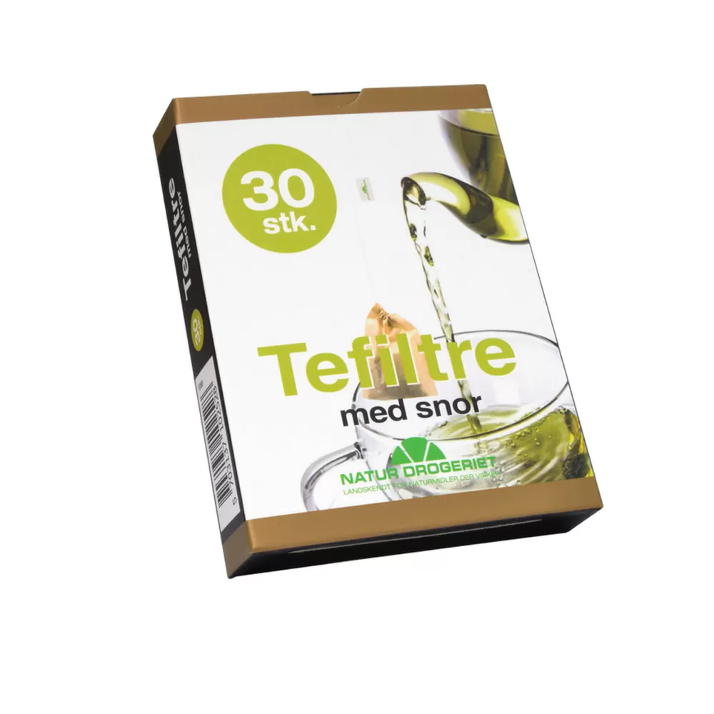 Natur-Drogeriet Tefiltre med snor - 30 stk