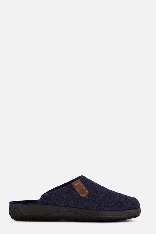 Rohde Pantoffels blauw Vilt