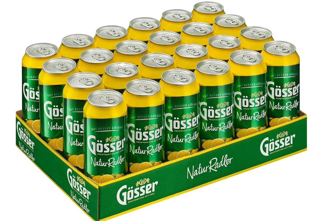 Gösser Natur Radler 2% Alc. DOSE 24x0,5L=12L MHD:30.8.25