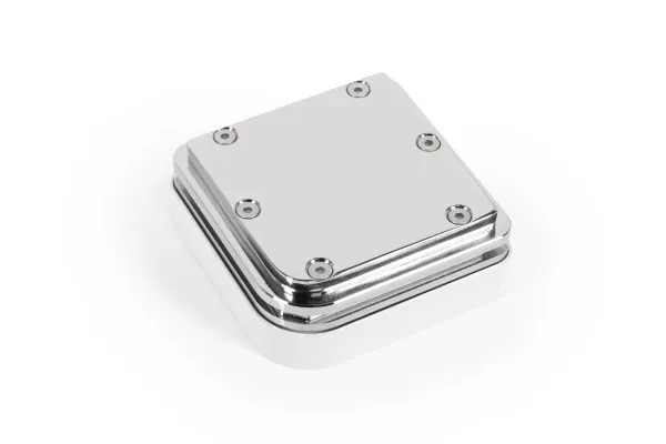 Alphacool 13445, Vandblok, Messing, Kobber, Hvid, 1/4