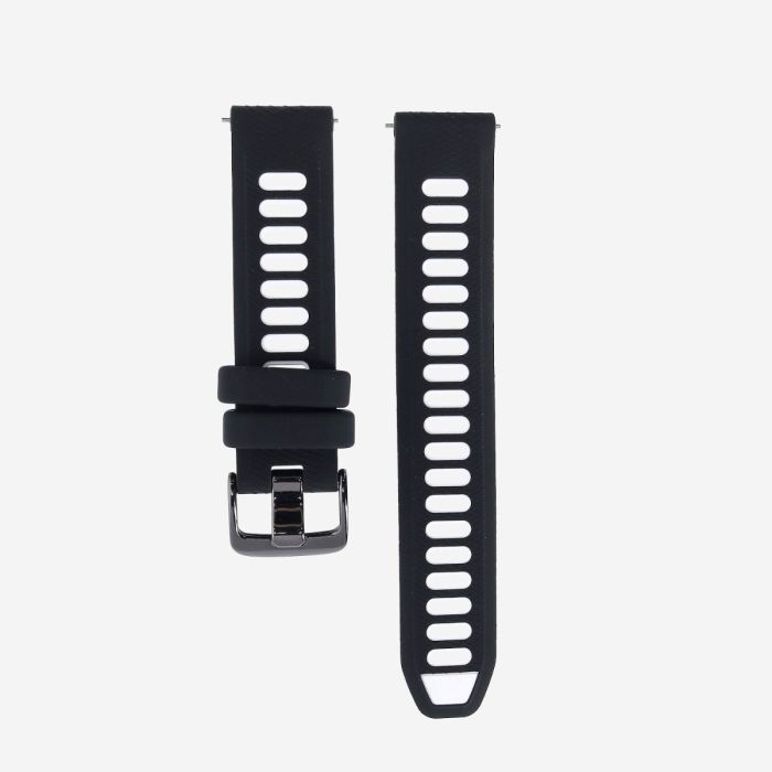 Elevate Unisex Tilbehør til ure/armbånd Watch Band for Forerunner 18mm (Silicone) Sort