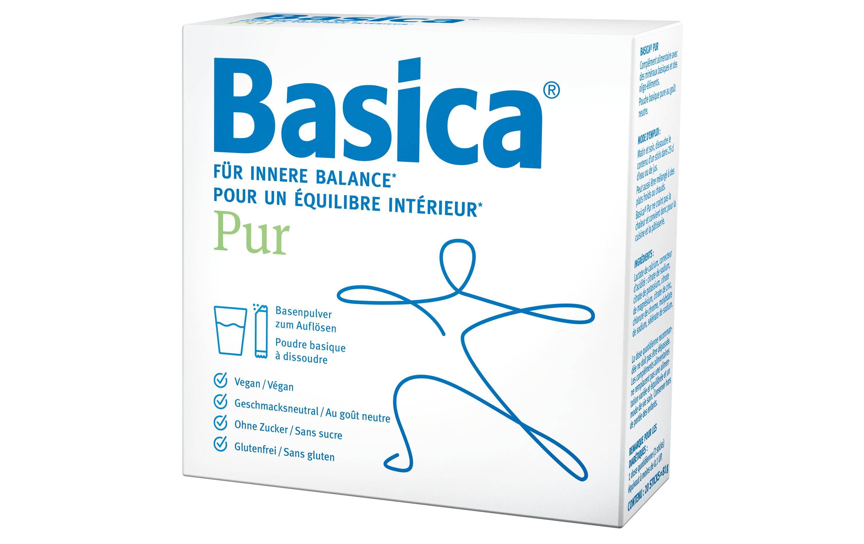 Pur 20 SticksVeganes Nahrungsergänzungsmittel mit basischen Mineralstoffen und Spurenelementen