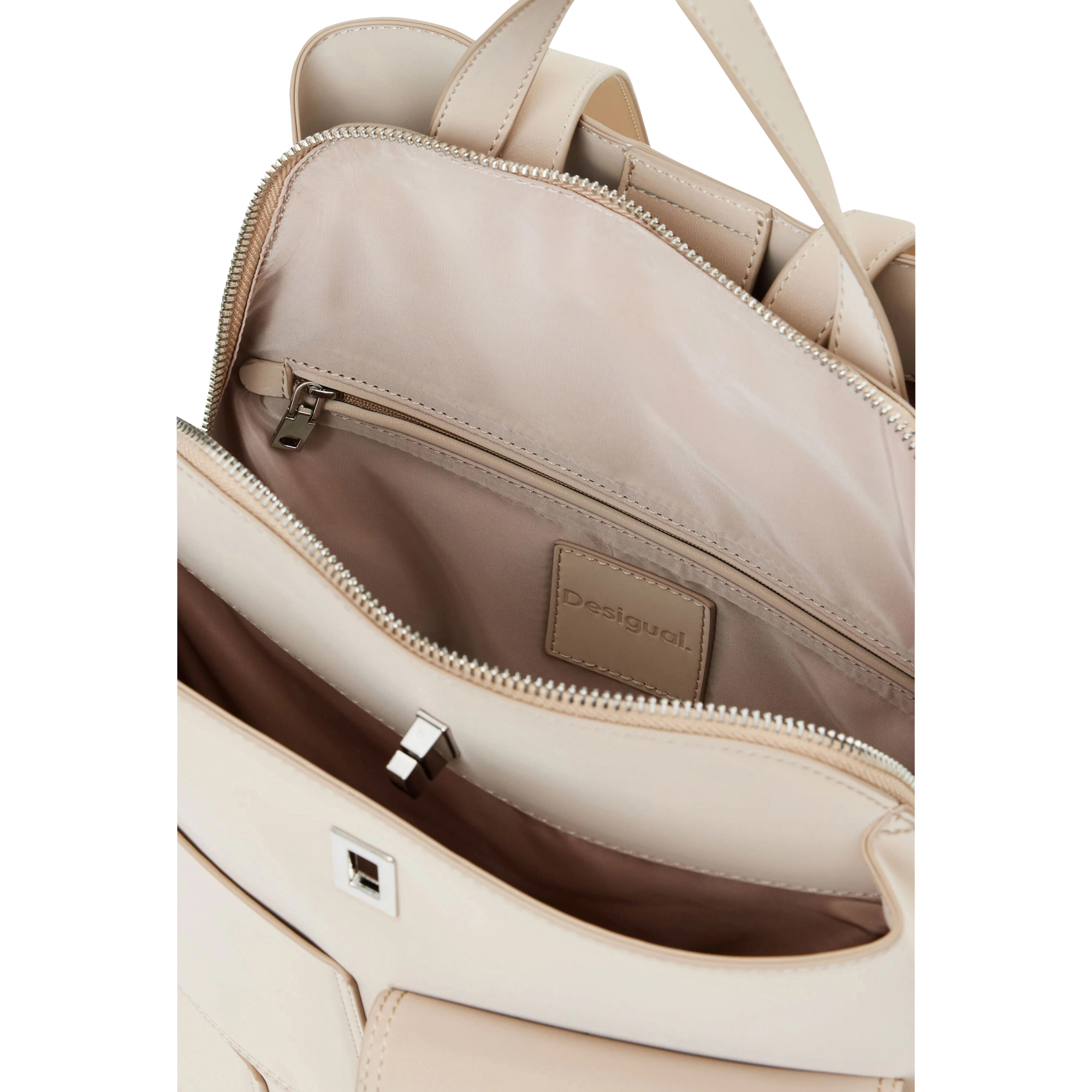 Sac à dos effet cuir | Blanc