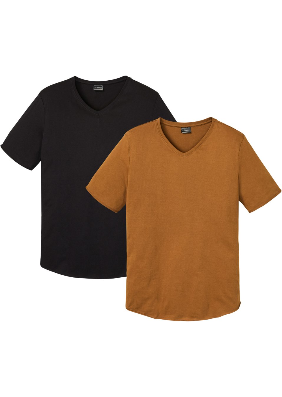 Lot de 2 T-shirts col V en coton Cradle to Cradle Certified® niveau argent