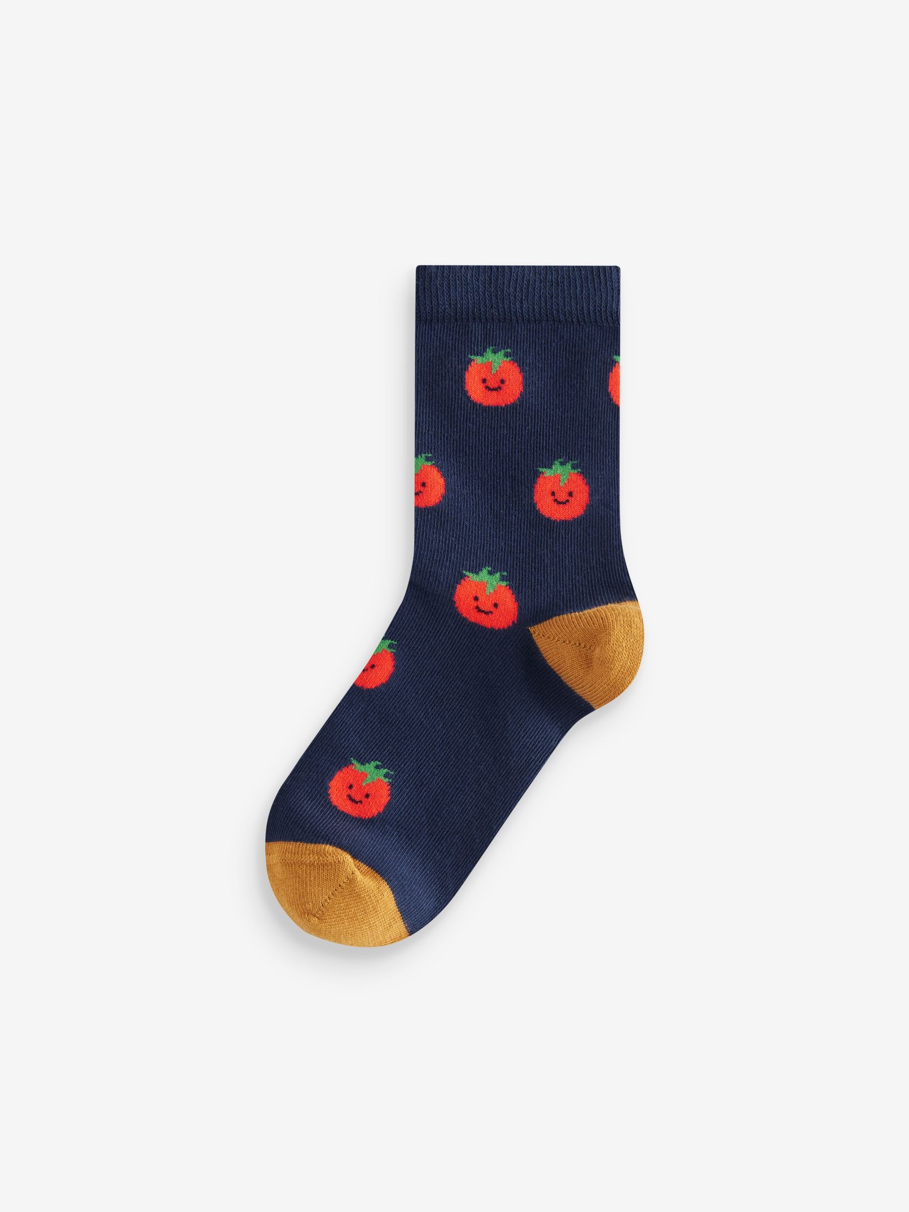 Fruit- en groentenprints - Verpakking van 5 paar sokken met rijke print