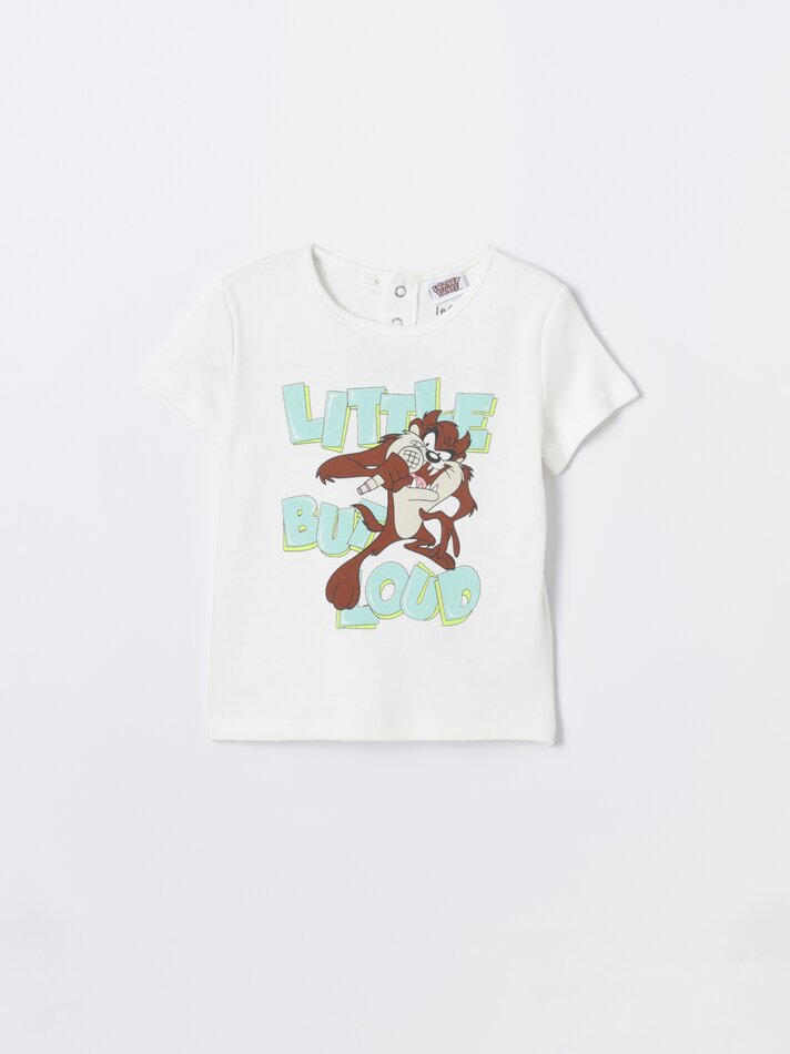 Conjunto de 2 pijamas estampados Looney Tunes © e Warner Bros - Branco-creme