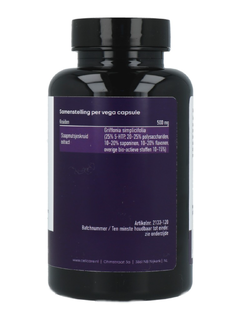 CellCare Griffonia 125mg 5-HTP Capsules 120VCP