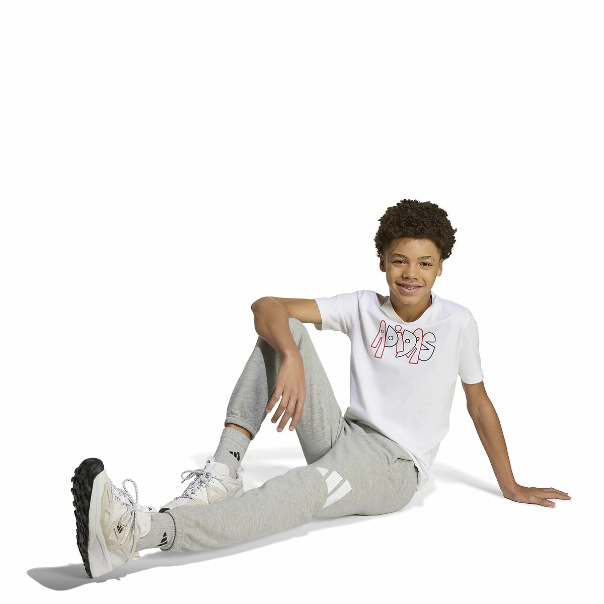 ADIDAS ROUPAS ESPORTIVAS<br>Camiseta de manga curta em algodão