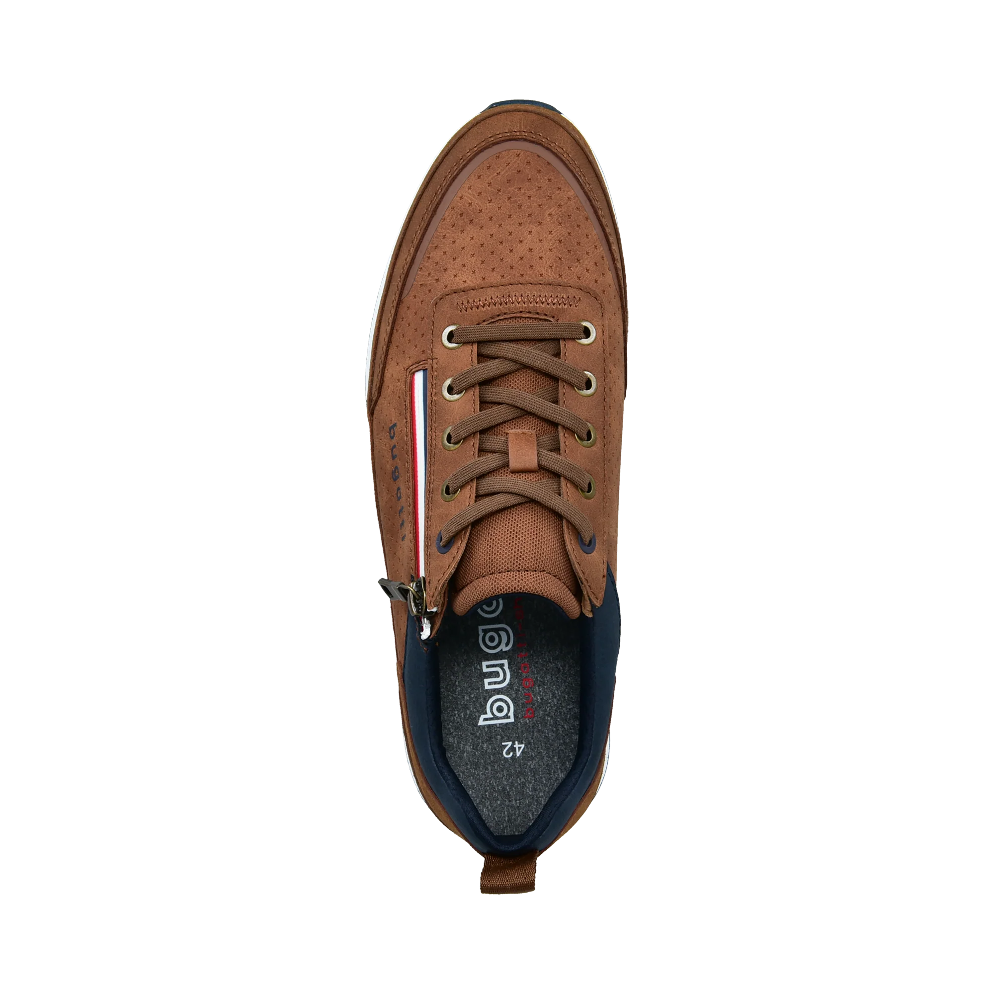Sneaker cognac