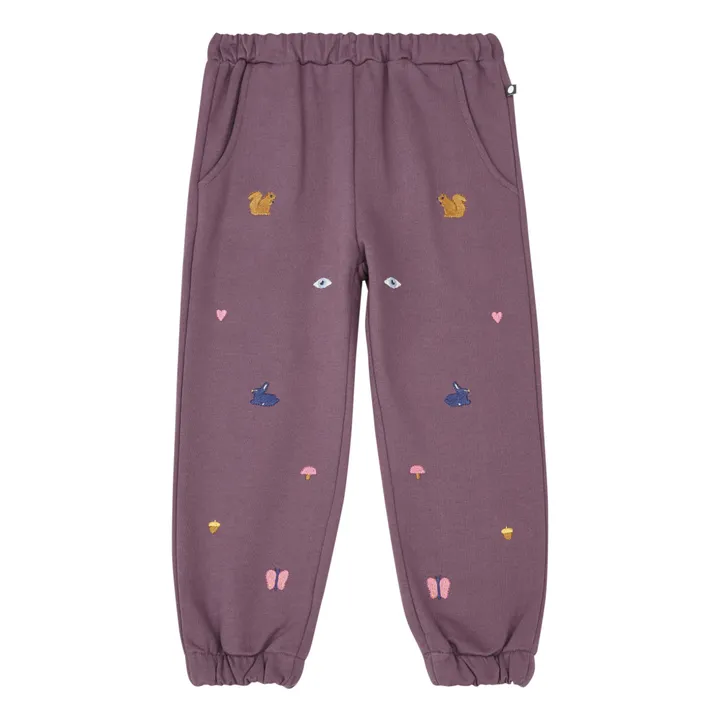 Oeuf NYC Jogger Broderie | Mauve
