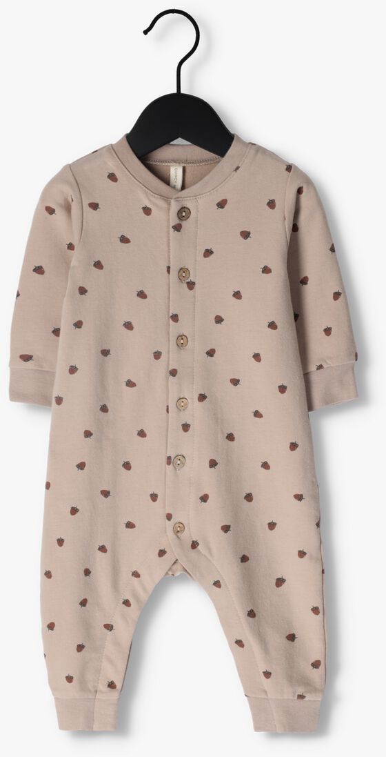 QUINCY MAE beige quincy mae  fleece jumpsuit