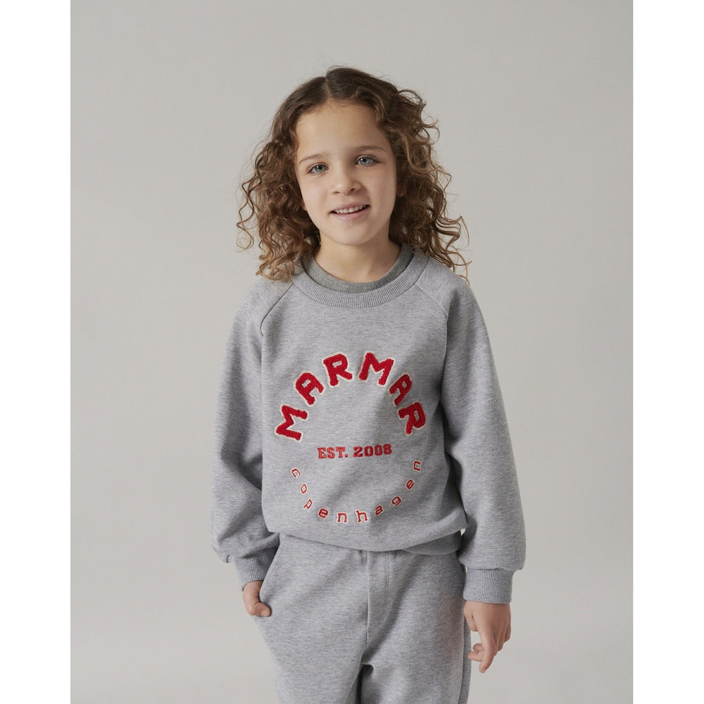 Køb MarMar Double Jersey Red Logo Theos Sweatshirt