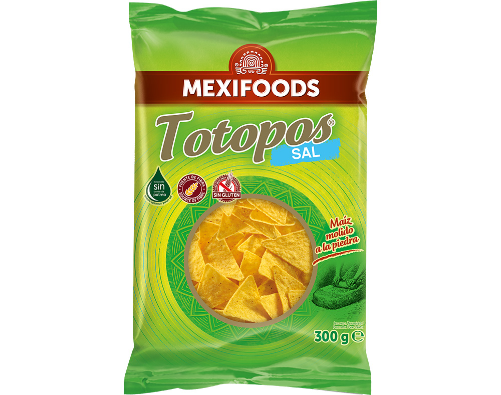 APERITIVO MEXIFOODS DE MILHO TOTOPOS SAL 300G