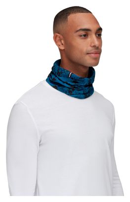 Tour de Cou Unisexe Mammut Neck Gaiter Climbing Scene Bleu