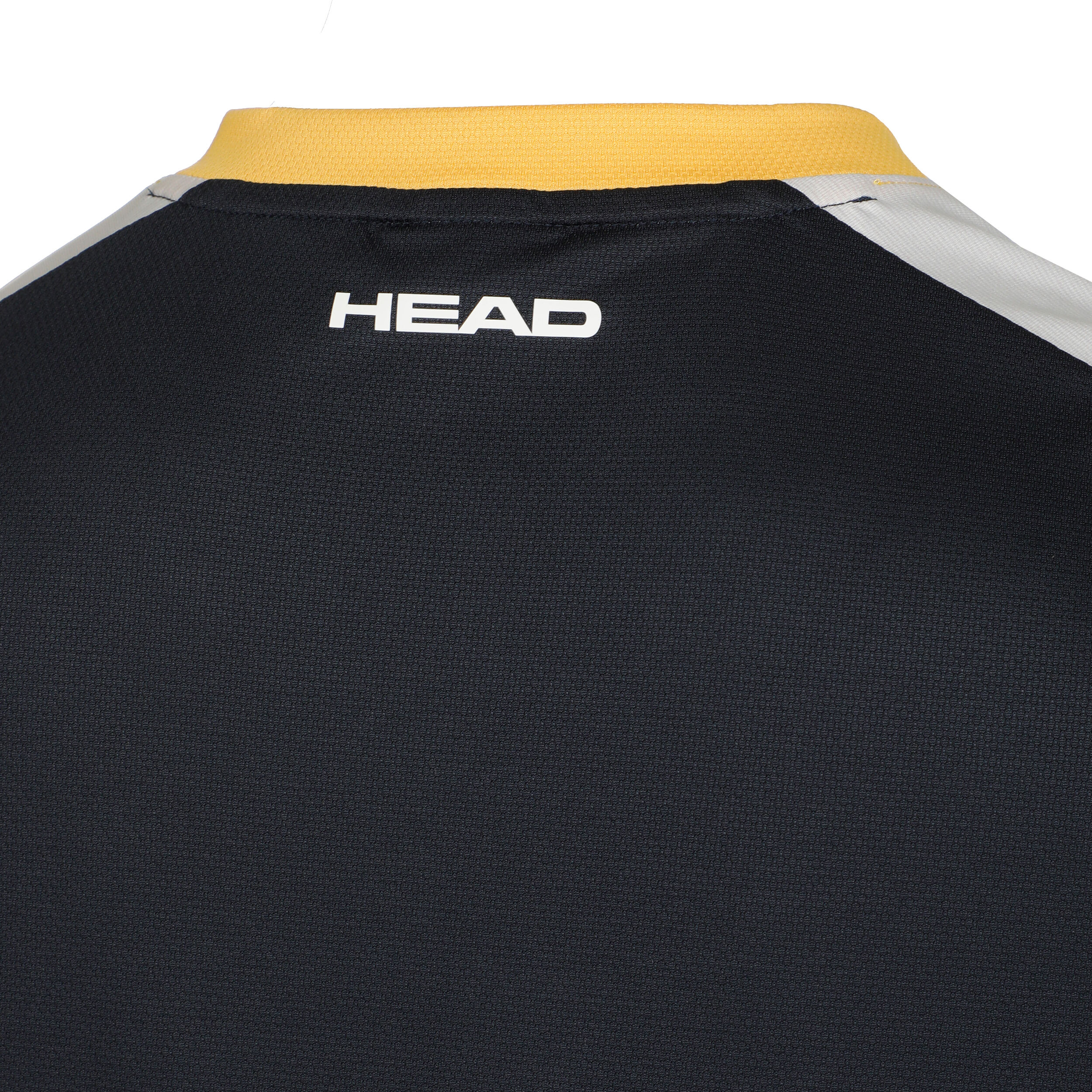HEAD Topspin T-shirt Hommes - Jaune Doré, Bleu Foncé