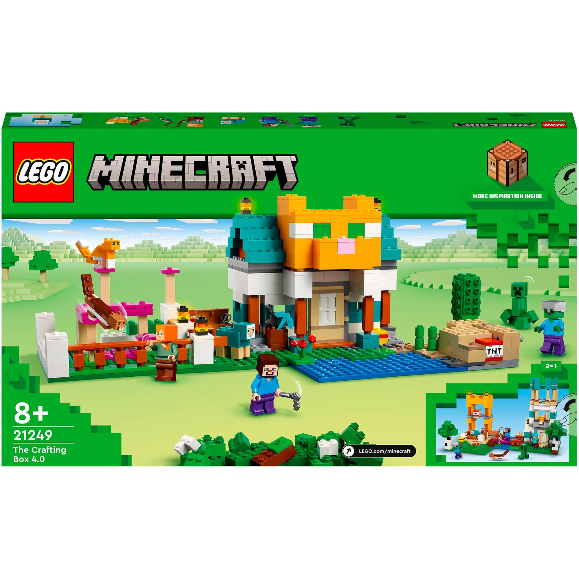 LEGO Konstruktionsspielzeug Minecraft Die Crafting-Box 4.0