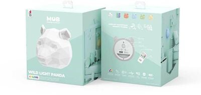 MOB Vegglampe Wild Light Panda, Flerfarget