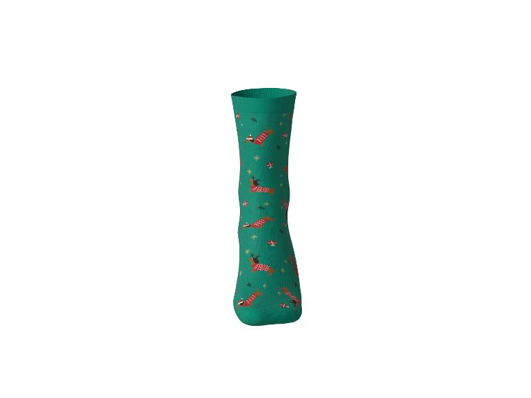 3 Paar dames kerstsokken