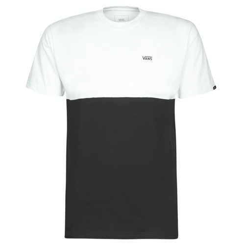 Vans - COLORBLOCK TEE - Noir / Blanc