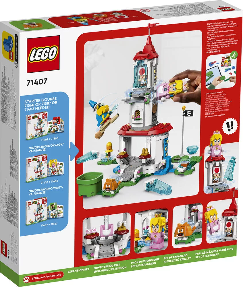 LEGO®SUPER MARIO™ 71407  LA TOUR GELEE ET LE COSTUME DE PEACH CHAT