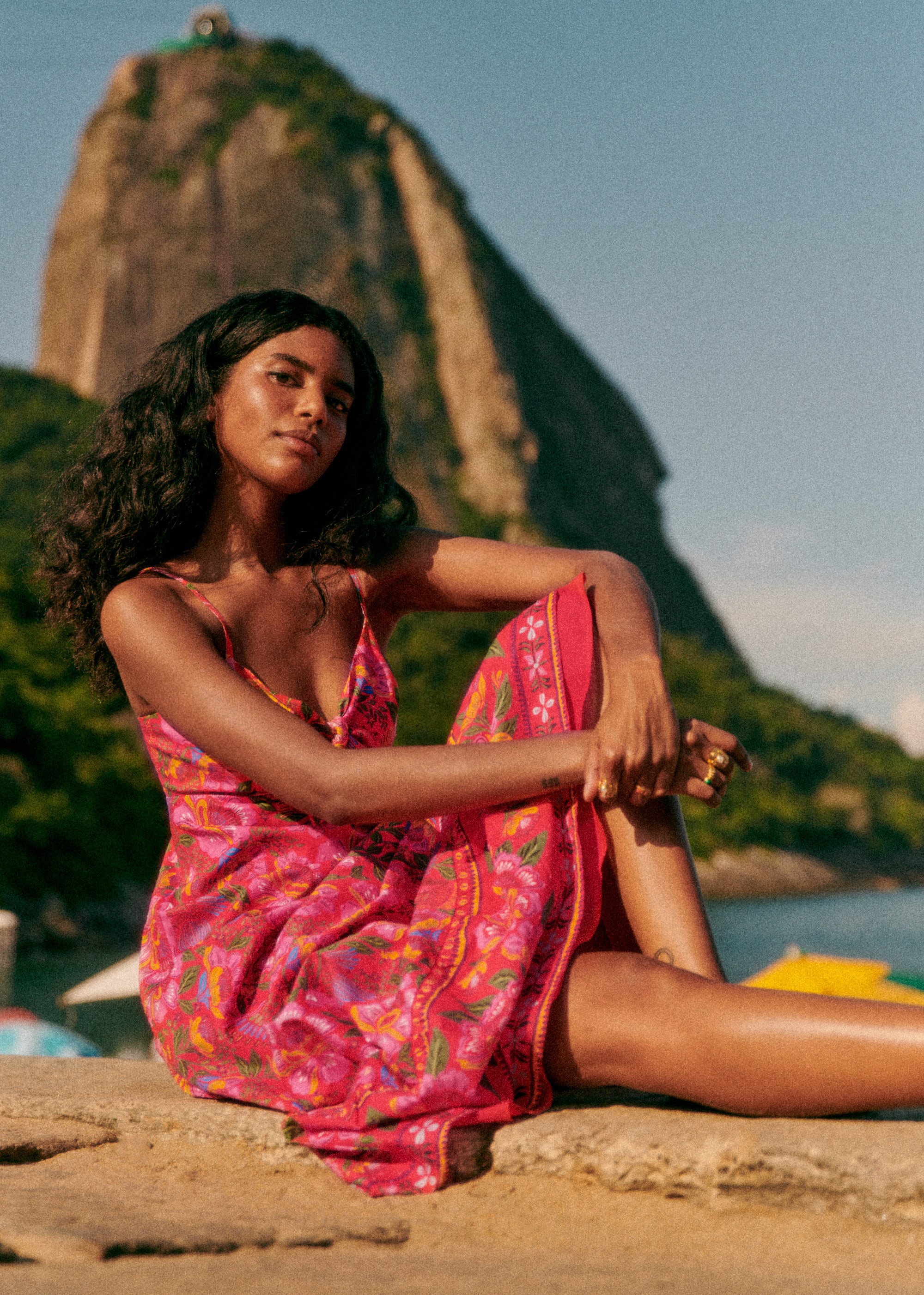 Robe Jolia - Sézane x FARM Rio - Floral bela - LES COMPOSANTES/DÉCOUVRIR 5906673