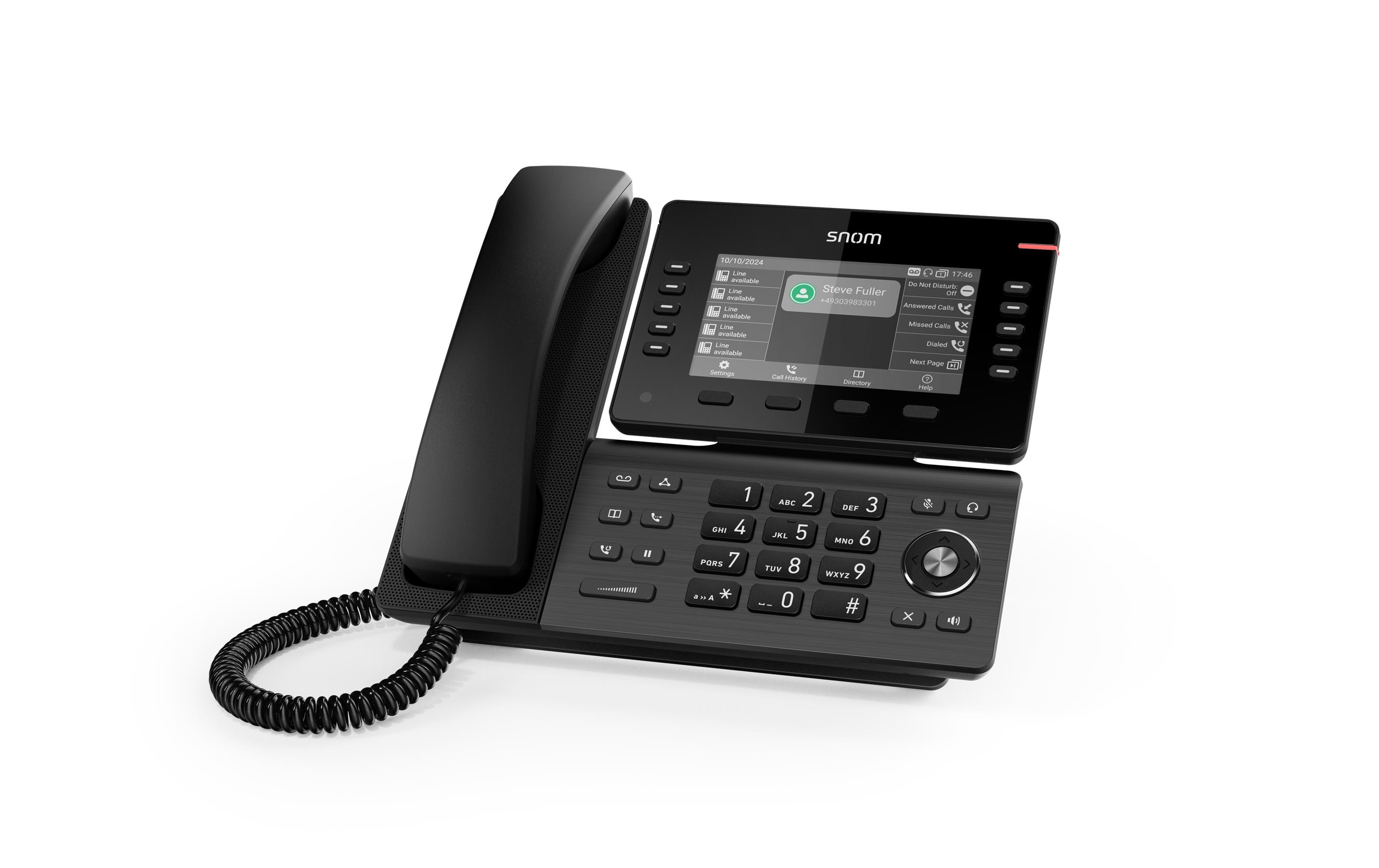 Tischtelefon D815W Schwarz<br>Professionelle Telefonie leicht gemacht