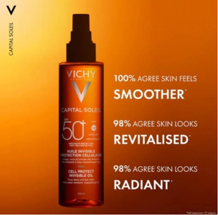 Vichy Capital Cell Protect Invisible Oil SPF50  200ML