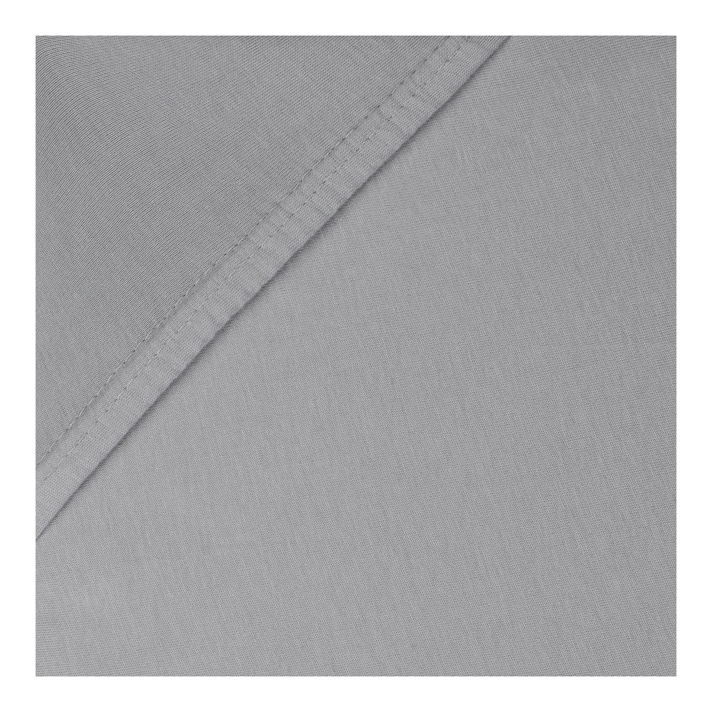 babybay® Jersey-Spannbetttuch für Beistellbett Maxi 89x50 cm grau