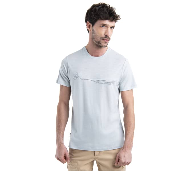 T-shirt randonnée ICEBREAKER M MERINO 150 TECH LITE III SS TEE ETHER