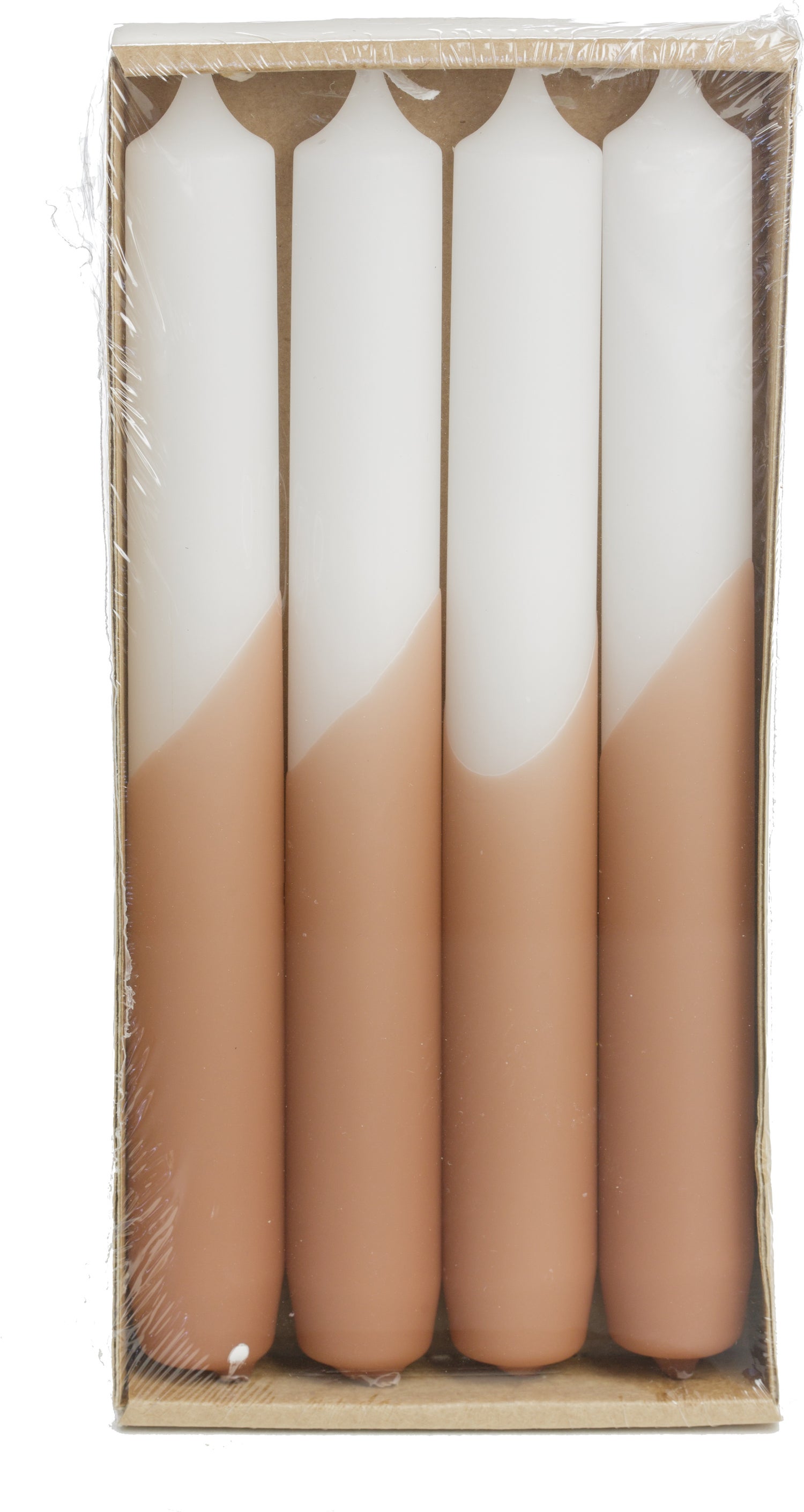Rustik Lys dinerkaars Dip beige 8 uur 4 stuks