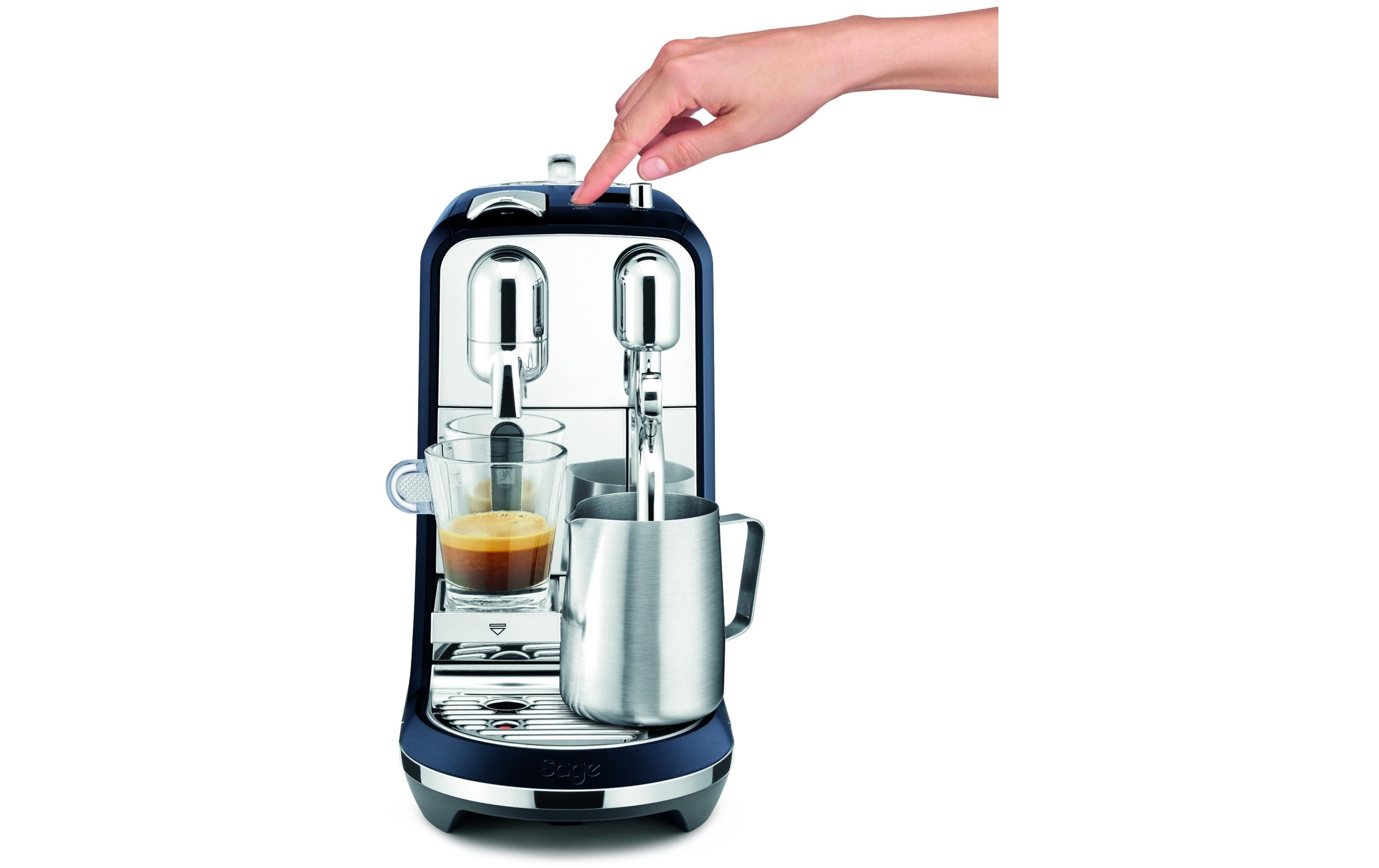 Kaffeemaschine Nespresso Creatista Plus SNE800DBL Blau<br>Kapselmaschine der Original Line für Kaffeespezialitäten in Barista-Qualität