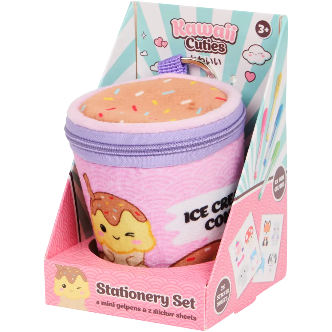Kawaii mini sleutelhanger schrijfwarenset Diverse varianten
