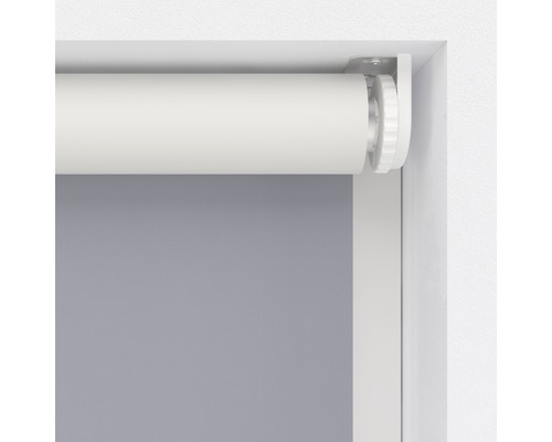Soluna veerrolgordijn, verduisterend, grijs, 60x190 cm