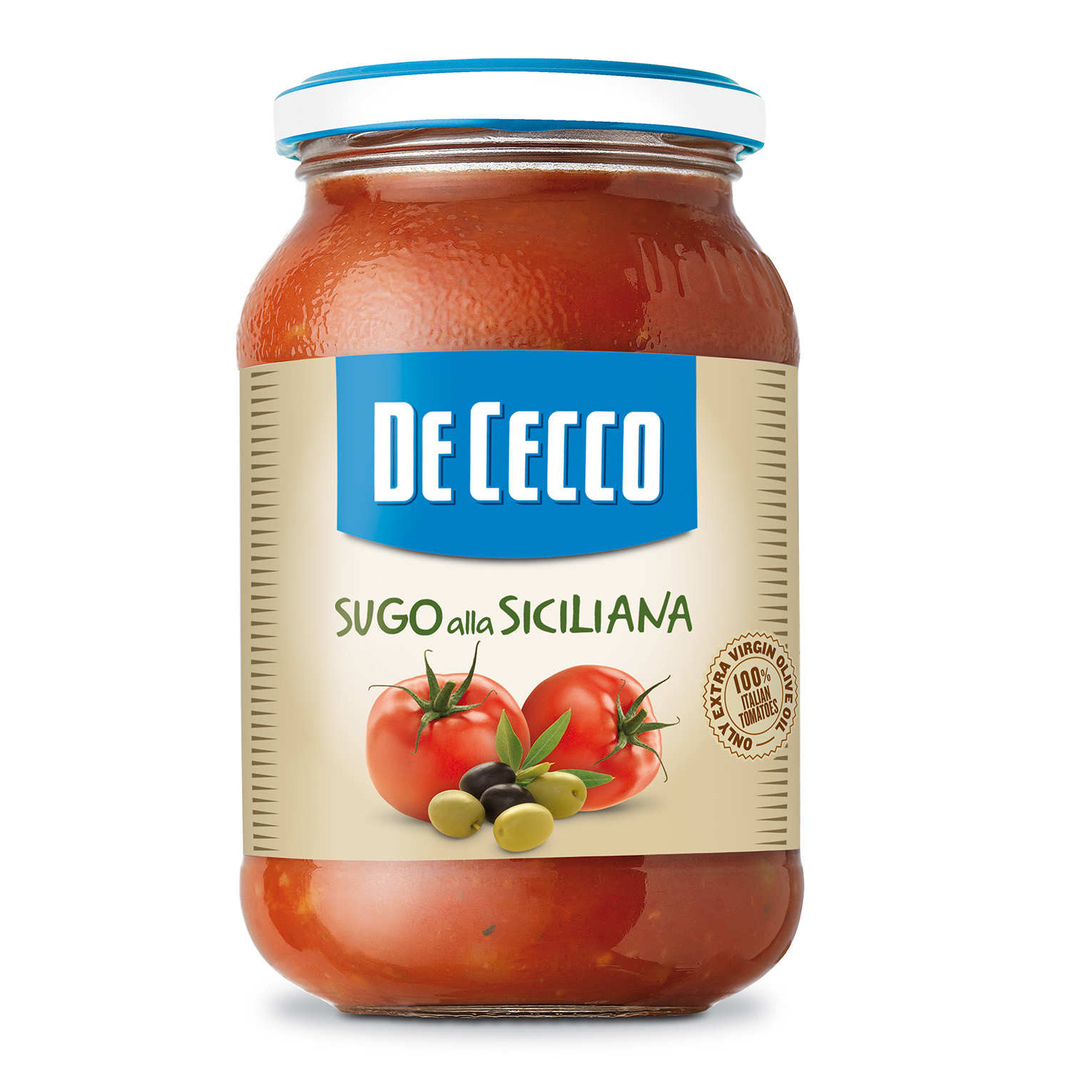 Sauce tomate à la sicilienne De Cecco (Olives)