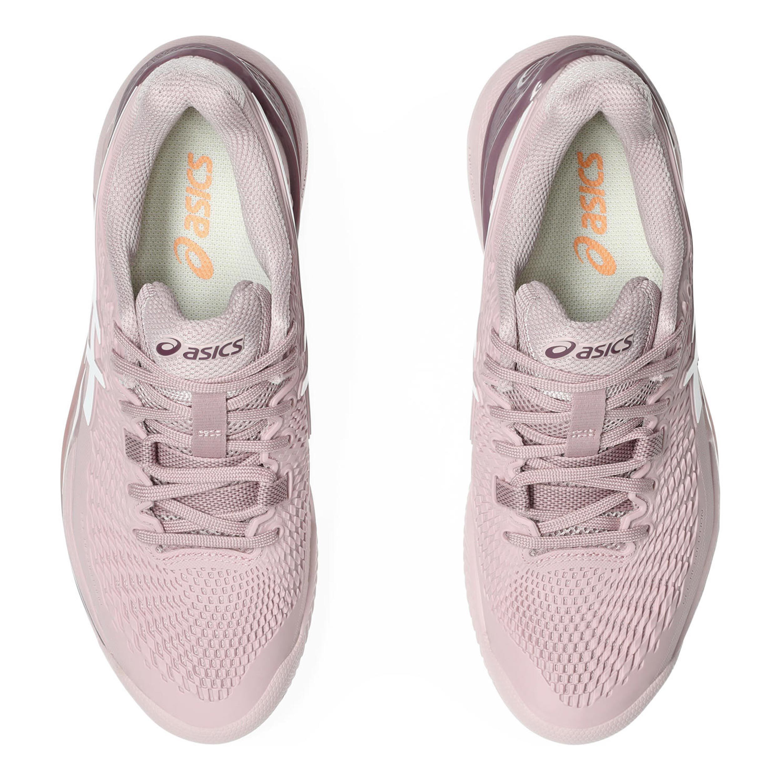 ASICS Gel-Resolution 9 Clay Chaussure Terre Battue Femmes - Beige , Blanc