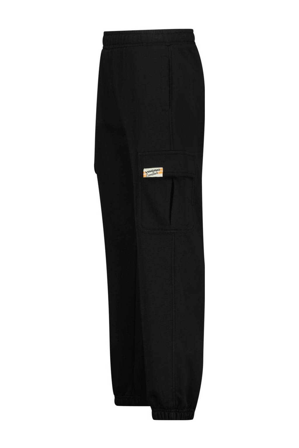 Vingino high waist loose fit joggingbroek Basic zwart