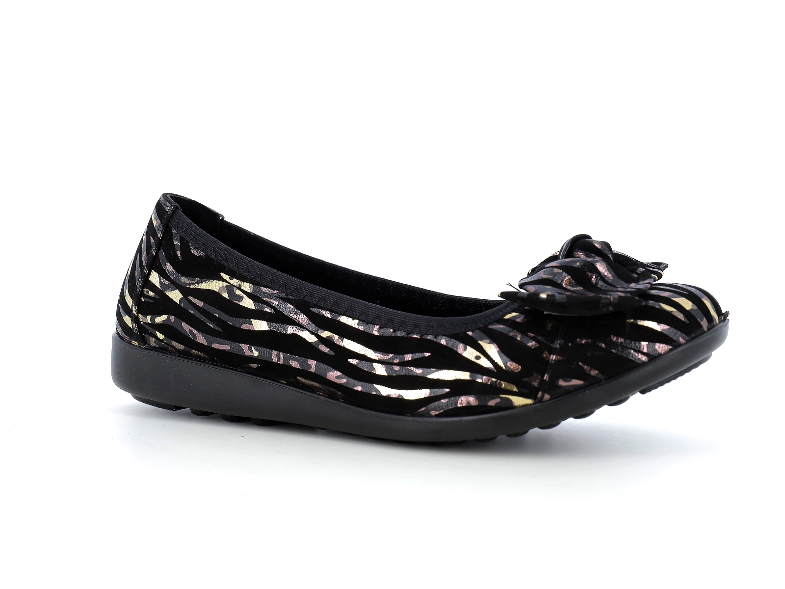 Inea-ECLAT Cuir Noir Or
