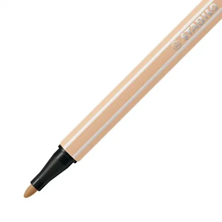 Premium-Filzstift - STABILO Pen 68 - Einzelstift - beige