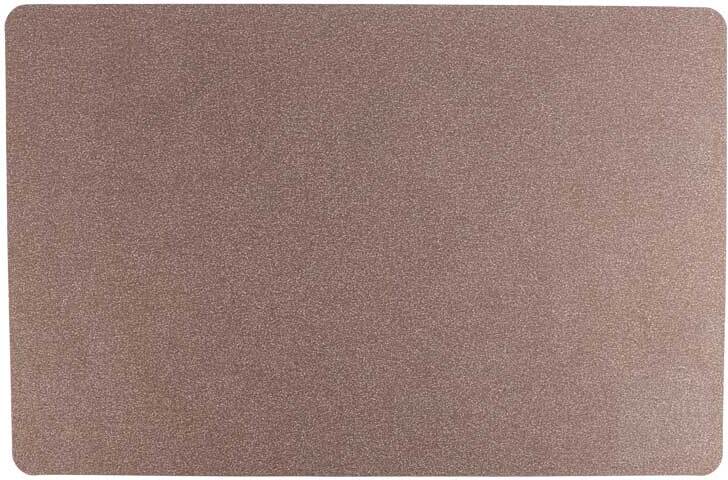 Unique living placemat Twinkle koper 28,5 x 43 cm